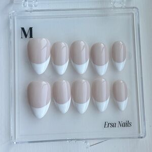 Ersa Nails - Pure French Tip Handmade Press On Nails